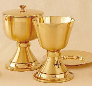 Gold Ciborium With Lid